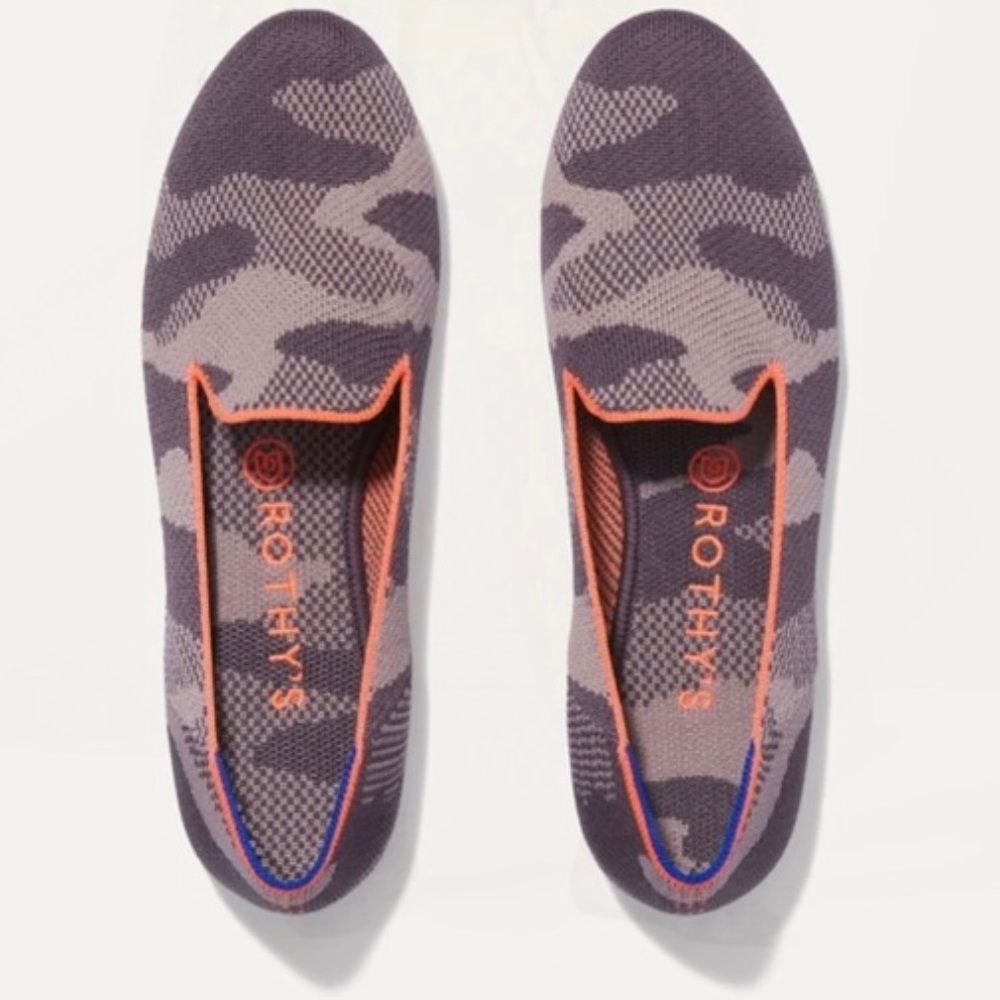 Rothy Taupe Camo Loafer size 9.5